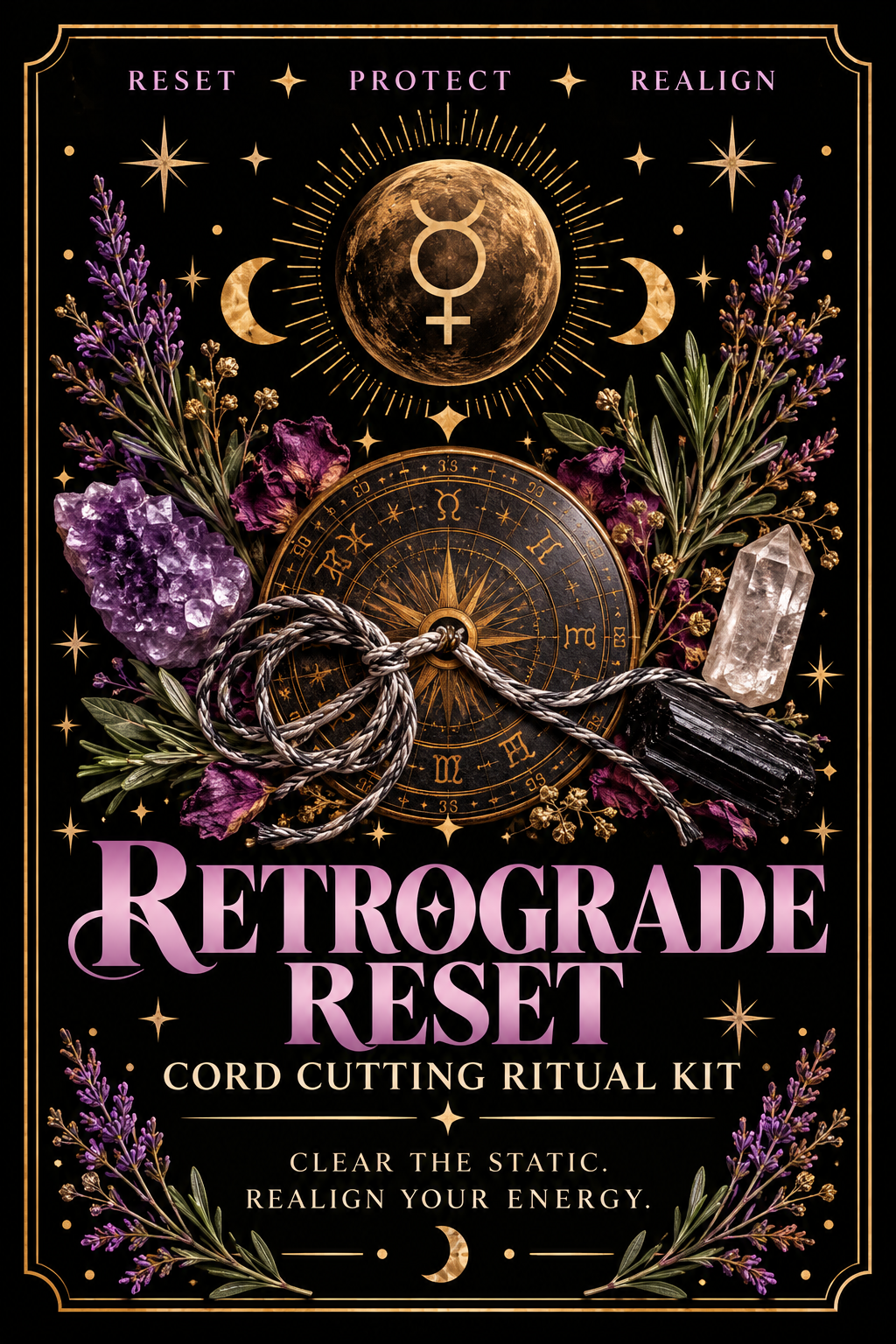 RETROGRADE RESET — Cord Cutting Ritual Kit